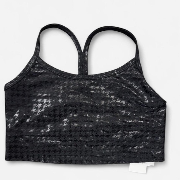 Beyond Yoga Black Houndstooth Leggings and Top Matching Workout Set - Picture 6 of 8